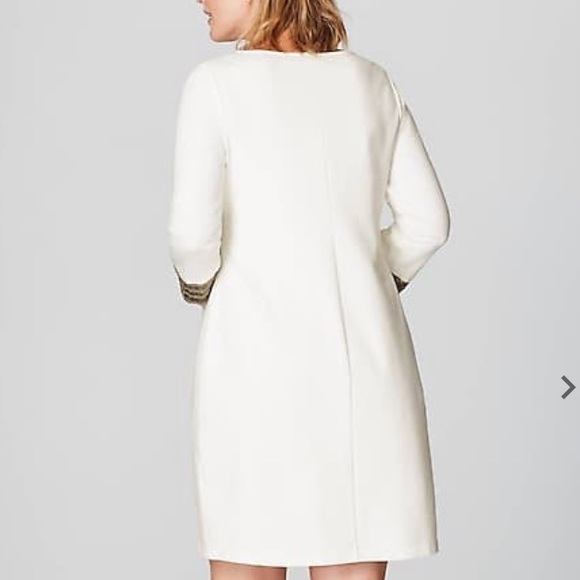 Chritian Siriano for J. Jill beaded sleeve dress - Picture 3 of 7